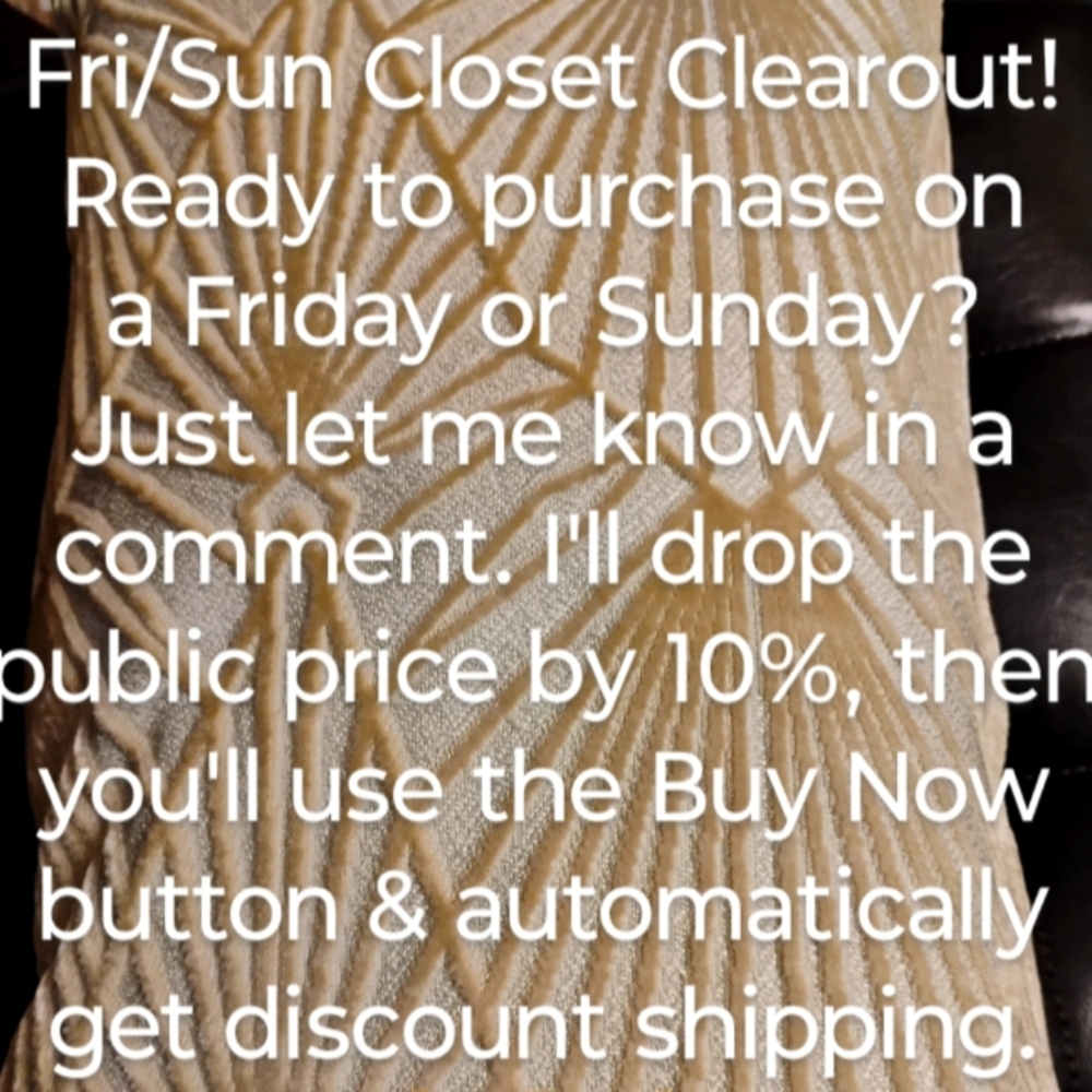 Closet Clearout On Sundays & Another Day